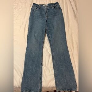 Abercrombie & Fitch Classic Blue Wide Leg Jeans